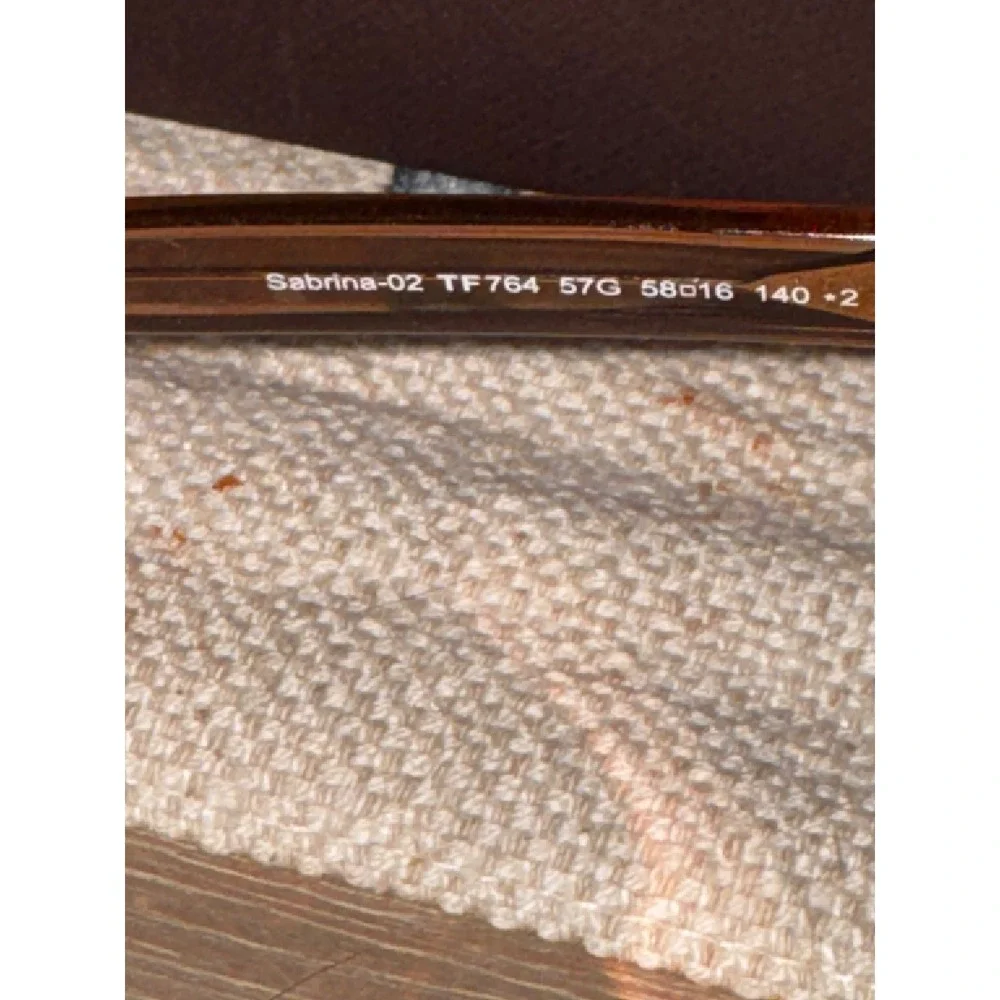 Tom‎ Ford FT0763 57G Maxim Square Sunglasses Champagne Brown Gradient Womens